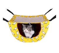 Kitten Hammock Bed - Pet Hammock Bed Double-Layer | Pet Cooling Hammock Upper Ice Silk Cushion for, Hamster