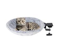 Kitten Hammock - Cat Desk Bed for Comfort Rest and Play | Strong Mounting Bracket with Adjustable Rotation, Ergonomic Feline Seat, Cozy Sleeping for Living Room Bookshelf Workplace Spaces