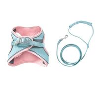 Kitten Harness And Liemen Set - Adjustable Escape Proof Cat Vest, Soft Breathable Hiking Gear | Lightweight Reflective Harness with Belt Clip For Night Or Day Walks, Outdoor Travel