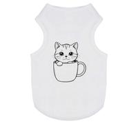 'Kitten In Mug' Pet Dog/Cat T-Shirt (PT00131808)