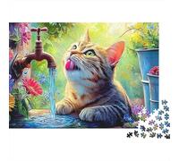 Kitten in Town 1000 Piece Jigsaw Puzzles for AdultsJesus & Lamb Fun, Challenging & Brainteasing Adults Jigsaw Puzzle Uncover The Puzzle Educational Game Fun Activity for Hom
