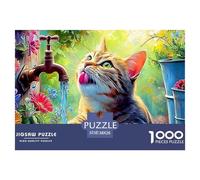 Kitten in TownEpic 1000-Piece Jigsaw Puzzles for Adults The Pinnacle of Impossible, Hard, Difficult Challenging Puzzle Educational Games - These Represent The Apex Gift Jigsaw Puzzles for Adults And