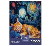 Kitten Jigsaw Puzzles for Adult The Impossible Challenge 1000 Piece Difficult Hard Jigsaw Puzzles for Man And Woman with Letters on Back 38x26cm/1000pcs