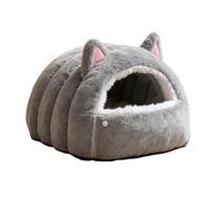 Kitten Kennel | Warm Shelter for Winter in the Shape of a Semi-Closed Dome - Warm Cat Bed - For Puppies and Pets Living Room Balcony Bedroom Apartment