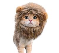Kitten Lion Mane - Dress Up Lions Mane Wig Cats And Puppies, Funny Washable Lions Hair Costume | Fancy Pets Hat For Halloween, Christmas, Easter, Festival, Birthday, Party, Cosplay, Pet Photography