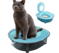 Kitten Litter Box - Removable Anti-Splash Odor Control - Open Top Toilet Kitten Litter Tray,for Senior Pet Indoor Car Household Apartment Travel Outdoor Training