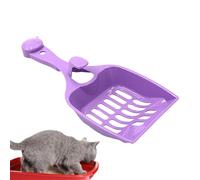 Kitten Litter Scoop - ABS Candy Color Cat Poop Shovel, Lightweight Pet Waste Picker | 23x9.6 cm, Ergonomic Cat Litter Cleaning Tool, Durable Litter Box Scooper for All Litter Types, Reduces Dust Effec