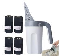 Kitten Litter Scoop - Cat Waste Loop with Garbage Bag Slot, Lightweight Cute Pet Waste Scoop, Activity Sifter Tool for Cat Litter Trays, Cat Waste Cleaning Tool for Home, Multi-P