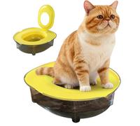 Kitten Litter Tray Semi-Closed Non Slip Odour Control | Small Kitten Litter Tray - For Pets Indoor Outdoor Small Medium