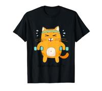 Kitten My Swole On Fitness Cardio Cat Kitty Lover Workout Value Graphic T-Shirt