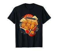 Kitten Nuggests Neko Karaage bento Food Pun Cat Lover Gift Value Graphic T-Shirt