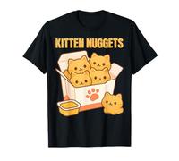 Kitten Nuggets Food Pun Cat Lover 2025 Funny Chicken Nugget T-Shirt
