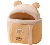 Kitten Plush Backpack Warm Carrier Chest Bag Breathable Small Dogs Kitten Winter Outdoor Carrying Case Travel Supply Carrier Backpack Pet Supply For Carrying Bag