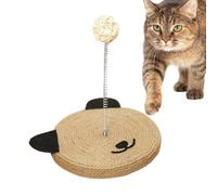 Kitten Post Scratch, Cat Scratch Board | Interactive Cat Head Sisal Ball | Mental Physical Exercise Toy, Bell Home Furniture Protector Built-in
