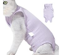 Kitten Postoperative Garment - Elastic Pet Surgical Bodysuit Neuter | Protective Medical Vest Preventing Irritation Grooming Behaviour During Convalescence, Flexible Abdomen Coverage Wrap,