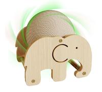 Kitten Rope Toy: Durable Sisal Material, Stable Wooden | Rolling Scratcher Ball with Non-Slip Pad for Rabbits, Fitness Activity Toy for More