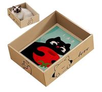 Kitten Scratcher Lounge - Wall Floor Scraping platformm, Recycled Cat Claw Station | Tear-Resistant Play Gear, Claw Care Scratch Sheet, Portable Wellness Tool for Outdoor Use, Home Furniture Saver,
