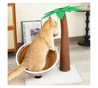 Kitten Scratcher with Interactive Hanging Ball 3 in 1, 24H Cat Scratching Posts with Reinforced Stable Base for Kitten and Adults Cat