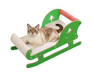 Kitten Scratching Pads - Multi Texture Corrugated, Board Engaging Feline Lounger, Durable Pet Resting Base | Indoor Apartment Home Bedroom Porch Deck Garden Yard Activity Spot Patio Terrace