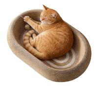 Kitten Scratching Sofa - Sisal Cat Bed Board, Furniture Protection with Anti-Slip Base, Claw Maintenance Spot for Cats, Indoor Resting and Play Area for Home Floors Couch Bedroom Living Room