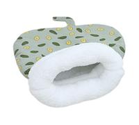 Kitten Sleeping Sack Bed - Pet Pad Shelter, Soft Plush Animal Nest | Thick Warm Cave with Anti-Slip Base, Breathable Cat Cushion for Rest Napping Cozy Lounge Spot in Living Room Bedroom Floor