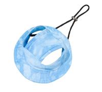 Kitten Sun Hat, Cat Bucket Hat, Soft Summer Pet Cap With Ear Holes, Adjustable Strap Fit, Breathable Soft Fabric, 35x35cm, For Kitten Puppy Outdoor Walks