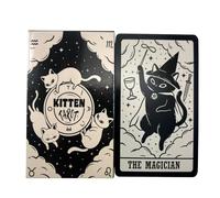 Kitten Tarot Deck - Catomancy Pack, 78 Pieces Feline Prediction For Mystical Learning, Whimsical Prints With English Booklet, Spiritual Gear, Prophetic For Reading, Bonding And Insight