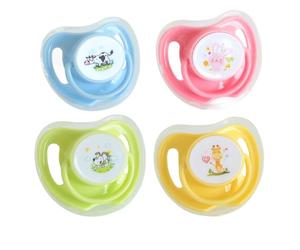 Kitten Teething Pacifier - BPA Free Silicone 4PCS Set, Gentle Comfort Chew Trainer, Soft Nipple Soother with Hygienic Dust Cap Storage | Calming Training Toy for Small Indoor Cats