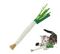 Kitten Teething Toy for Indoor Cats - Kitten Teething Toy Leek Shape | Interactive Pet Training Supplies, Bite Resistant, Pet Accessories for Relaxing and Playing Ensures Safe Usage