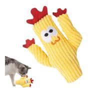 Kitten Teething Toys | Interactive Plush Stuffed Animals | Natural Cat Chewer Enrichment Toys | for Small Medium Large Senior Home Living Room Outdoor Backyard Garden Travel Daily