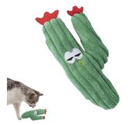 Kitten Teething Toys, Plush Cactus Chew, Practical Pet Aid, Functional Cat Supply, Portable Home Accessory, for Small Medium Large Senior Indoor Living Room Backyard Garden Outdoor Travel Routine