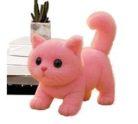 Kitten Toys for Girl,Realistic Cat Stuffed Animal - Interactive Toy Figures for Girl Boys Home Offices Family Son Daughter Valentine's Day Mother's Day Thanksgiving