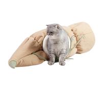 Kitten Tunnel | Interactive and Foldable Toy Simulating a Hideout - Cave Tunnels with Ball, for Cats, Kittens, Puppies, Rabbits Christmas Gift Indoor and Outdoor Use