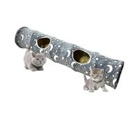 Kitten Tunnel, Portable Cat Tunnel Foldable Toy Tube, Cat Bag Toy, Entertaining Cat Toys, Cat Play Tunnel Toy, Straight Crinkle Tunnel for Indoors and Outdoors