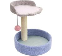 Kittens Activity Tower Cat Tree, Kitten Scratching Post with Natural Sisal Rope for Indoor Cats Claw Scratcher (Color : B)