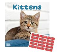 Kittens Calendar 2026 | Square Wall Kitten Cat Calendar | 16 Month Wall Calendar | September 2025 To December 2026 | With Free Organisational Stickers