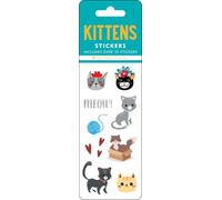 Kittens Sticker Set (6 Different Sheets of Stickers!), 2 1/2 x 7 1/8