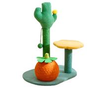 Kittens Tree, Modern Cute Climbing Play Tower, Cat Condo Pet Plays House with Dangling Balls, Multi Level Pussy Furniture Condo for Cats Kittens(64cm)