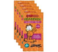 Kittistix Cat Treats 8pk x Pack of 5 - Salmon - Give Your Cat a Tasty Treat - Rich in Protein, With No Added Sugar or Cereals - 16 Kcal Per Treat
