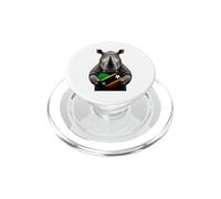 Kittitian Flag Heart Pride Heritage Rhino St.Kitts and Nevis PopSockets PopGrip for MagSafe