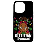 Kittitian Princess Girl Roots Cute St Kitts Flag Heritage Case for iPhone 15 Pro Max