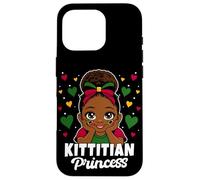 Kittitian Princess Girl Roots Cute St Kitts Flag Heritage Case for iPhone 16 Pro