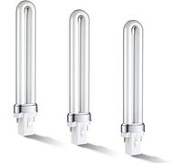 Kittmip 3 Pack 9W Bug Zapper Replacement Bulbs Compatible with Dynatrap DT3009 DT3019 DT3039 Dynatrap 21050 UV Bulb U Shaped Twin Tube Ultraviolet Mosquito Killer Lamp Bulb(3 Packs)