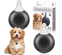 Kittmip 3 Pcs Ultrasonic Tick and Flea Repeller Flea and Tick Treatment Dog Tick Repellent Pest Control for Dogs Cats Outdoor Home