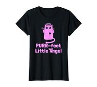 Kitty Angel Kitten Cat Purr-FECT Little Angel Perfect Halo T-Shirt