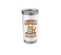Kitty Biscuits Bakery Cuteness Kneaded Daily Stainless Steel Insulated Tumbler