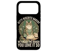 Kitty Biscuits Bakery Maine Coon Cat Kneading Dough Vintage Case for iPhone 17 Pro Max