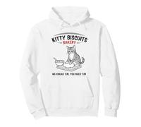 Kitty Biscuits Bakery We Knead Em Cat Lovers Design Pullover Hoodie