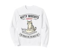 Kitty Biscuits Bakery We Knead Em Cat Lovers Design Sweatshirt