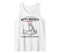 Kitty Biscuits Bakery We Knead Em Cat Lovers Design Tank Top